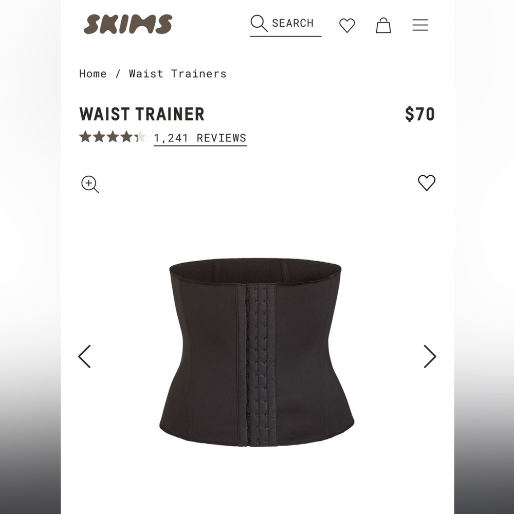 Skims waist trainer